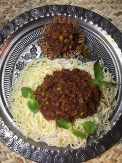 عکسی از دستور ماكاروني