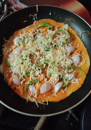 A picture of Wheat flour pizza.