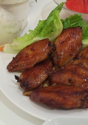 รูปของ ปีกไก่แช่น้ำปลา ไม่มัน Airfryer