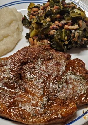 A picture of My Best Baked Buttered Pork Chops.