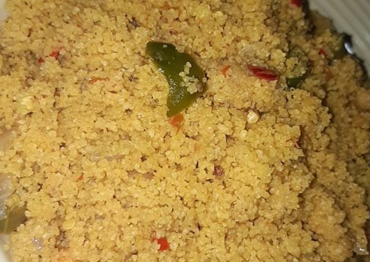 Recipe of Super Quick Homemade Cous cous with veggies