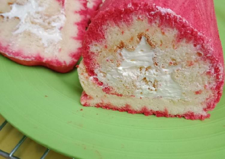 Hurricane swiss roll cake