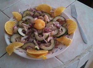 Una foto de Camarones al tequila con habanero