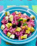 Cơm Chiên Sakura (Cơm Chiên Màu Củ Dền - Món Chay)