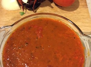 Una foto de Salsa taquera de Guajillo estilo Frank