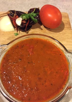 Una foto de Salsa taquera de Guajillo estilo Frank