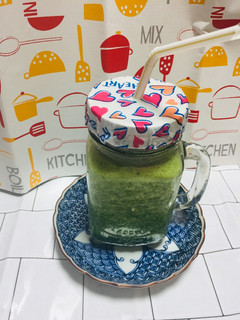Una foto de Batido de Espinaca, Naranja y Miel!