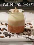 Mousse de tres chocolates