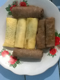 Foto resep Dadar gulung pisang coklat