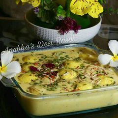 A picture of Rice Rasmalai.