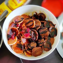 Pancake cereals Mixed Fruit jam and chocolate A picture of Pancake cereals Mixed Fruit jam and chocolate.