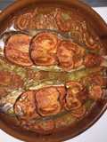 Besugos con mantita de tomates
