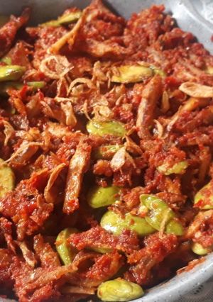 Foto resep SambaL petai dan teri gunduL 🤤
