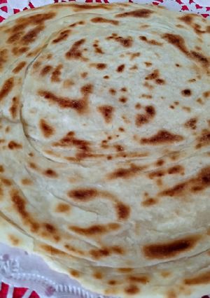 A picture of Lacha Paratha.