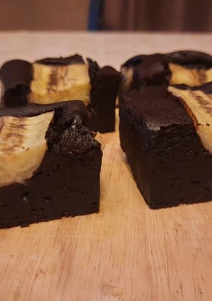 รูปของ Banana Dark Choc Brownie 🤎