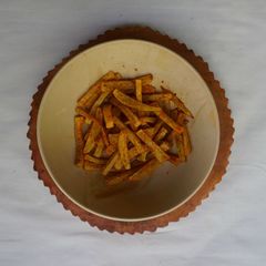 A picture of Masala potato fries.