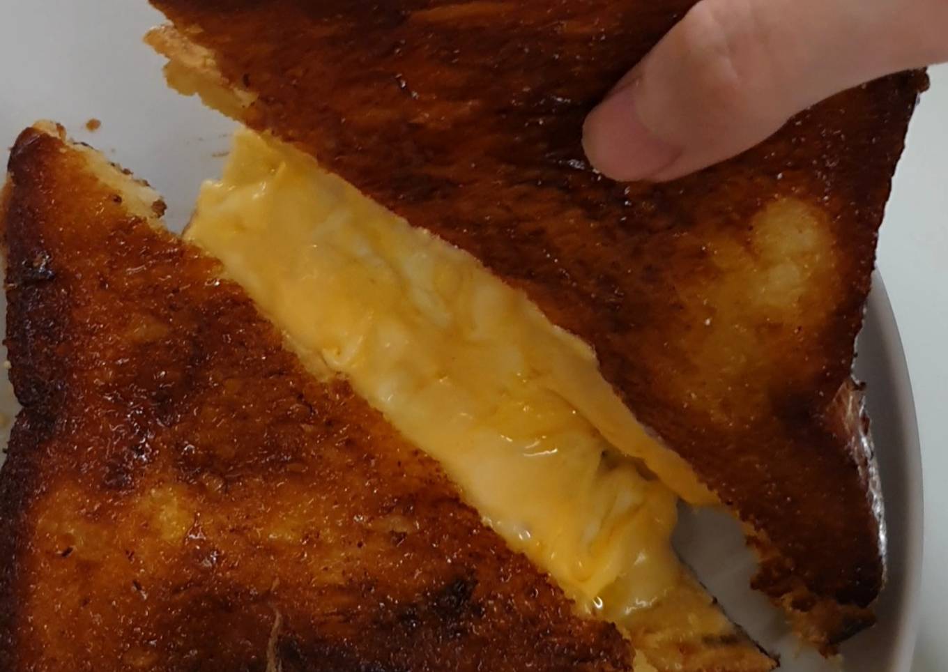 Cheese Toast / Roti Panggang Keju Lumer