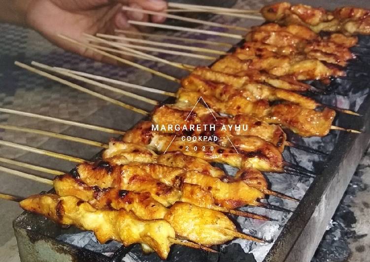 Resep Sate Ayam Juicy 🤤 Anti Gagal