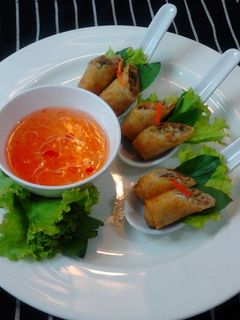 A picture of Fried Spring Rolls.