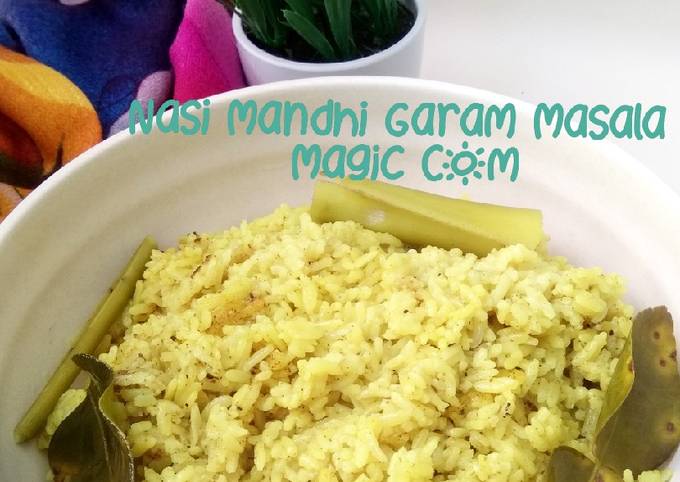 Anti Ribet, Bikin Nasi Mandhi Garam Masala Magic Com Kekinian