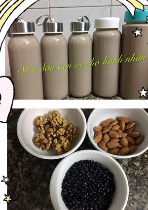 Hình của món Sữa đậu đen óc chó hạnh nhân !.