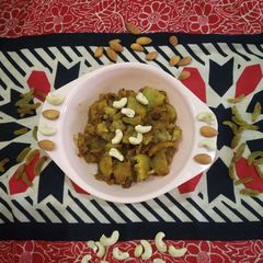 Sweet potato halwa A picture of Sweet potato halwa.