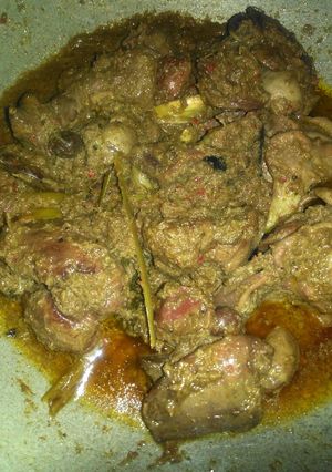 Foto resep Rendang ati ampela ala saya