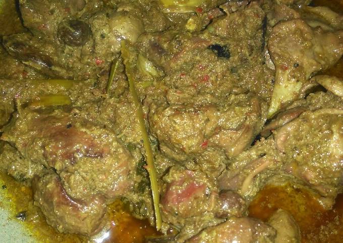Cara Gampang Menyiapkan Rendang ati ampela ala saya Anti Gagal