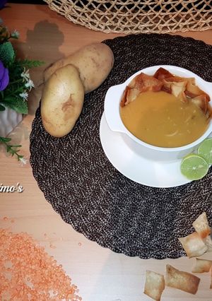 صورة لوصفة شوربة عدس لذيذة 😋😋