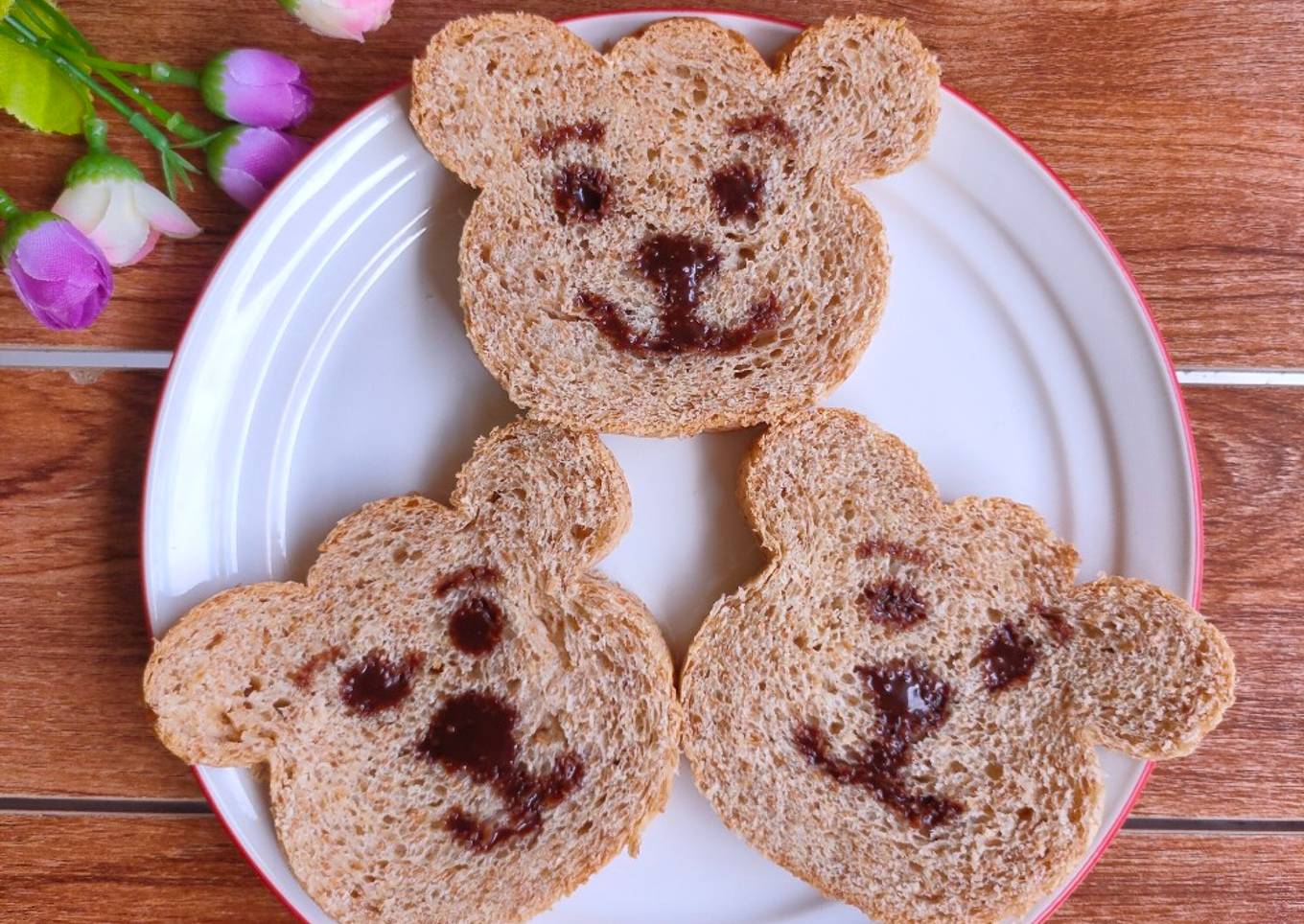 Roti Tawar Gandum / Whole Wheat Bread