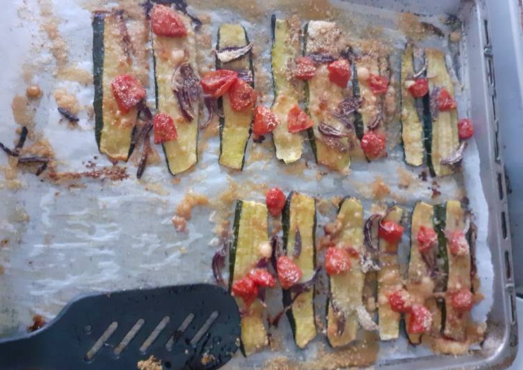 Zucchine gratinate al forno..semplicissima!!