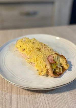 Une photo de Poireaux braisés au jambon