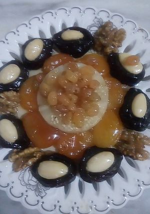 صورة لوصفة طاجين حلو بمرق ذهبي 👍