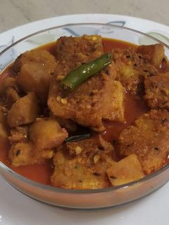 মিষ্টি কুমড়োর ধোঁকা (Misti kumror dhoka recipe in Bengali) রেসিপির প্রধান ছবি