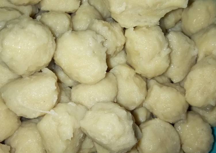 Cara membuat Bakso ikan tuna Sederhana Untuk Jualan