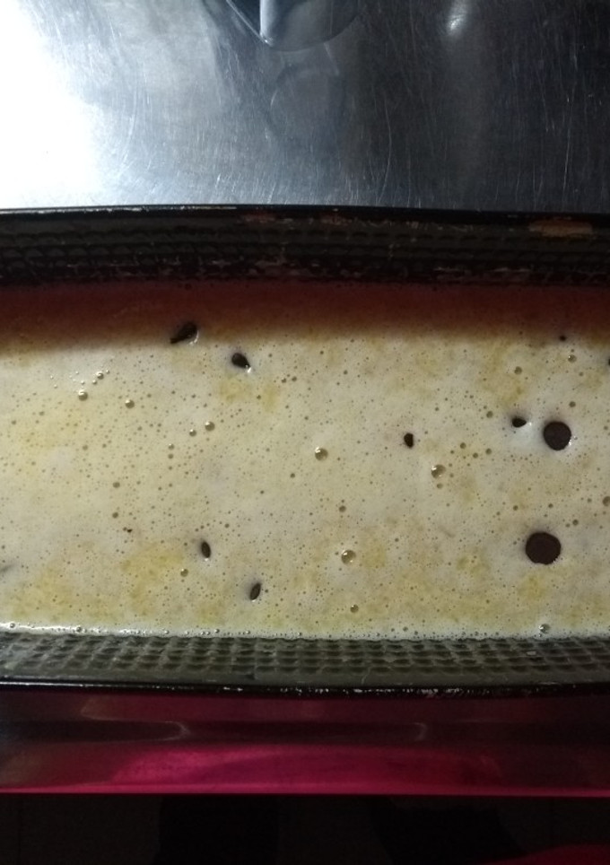 Una foto de Budín de calabaza y chips