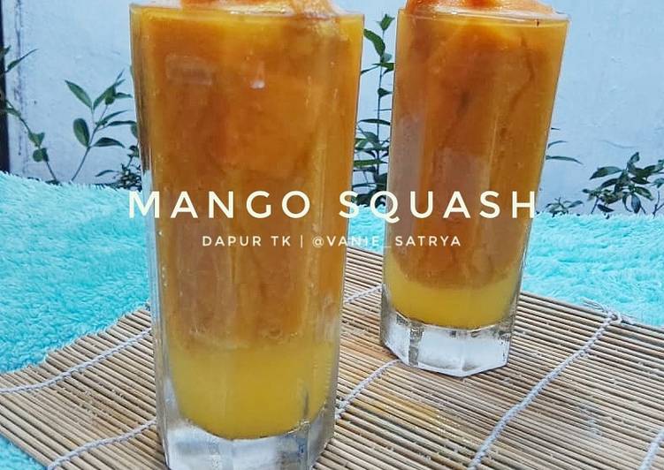Langkah Mudah untuk Menyiapkan Mango Squash #BikinRamadanBerkesan, Lezat