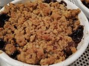 Une photo de crumble poires