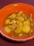 Patatas con sepia y especias Ras el Hanout