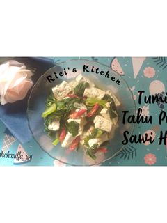 Foto resep Tumis Tahu Putih dan Sawi Hijau