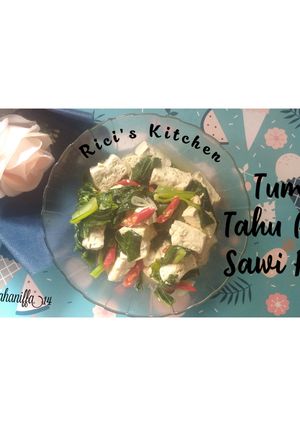 Foto resep Tumis Tahu Putih dan Sawi Hijau