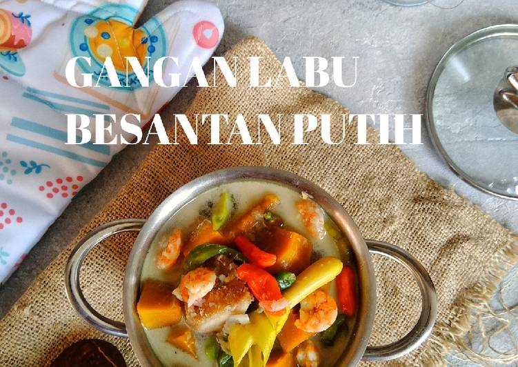 Gangan labu besantan putih