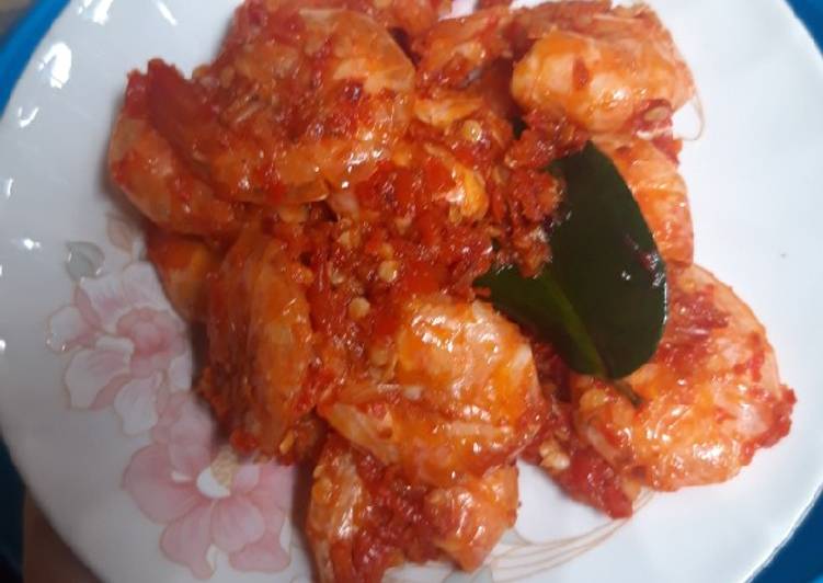 Udang balado setan