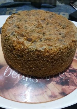 A picture of Peanut Almond Mix Spongy Cake.