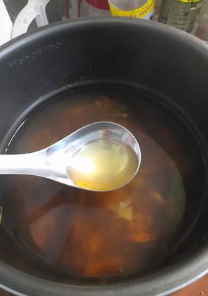 Hình của món Nước dùng hải sản.