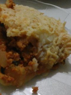Una foto de Pastel de papas vegetariano