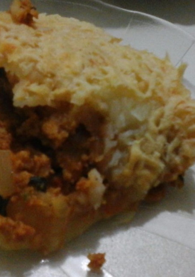 Una foto de Pastel de papas vegetariano