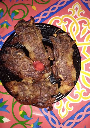 صورة لوصفة ريش مشويه في الفرن 😍😍