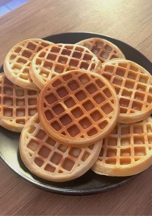 Une photo de Gaufres à la vanille