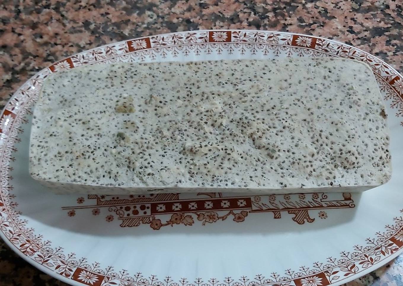 Pastel de kiwi, coco y chía